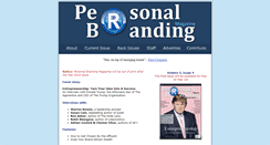 Desktop Screenshot of personalbrandingmag.com